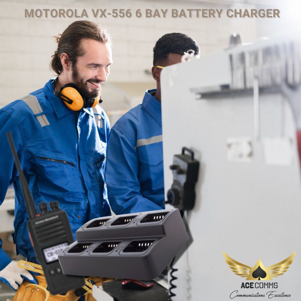 AceComms VX-556 Six Bay Charger Reigns Supreme